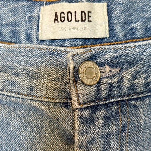 AGOLDE Womenβs 90s Pinch Waist High-Rise Straight Leg Jeans, Size 32 - Picture 6 of 10